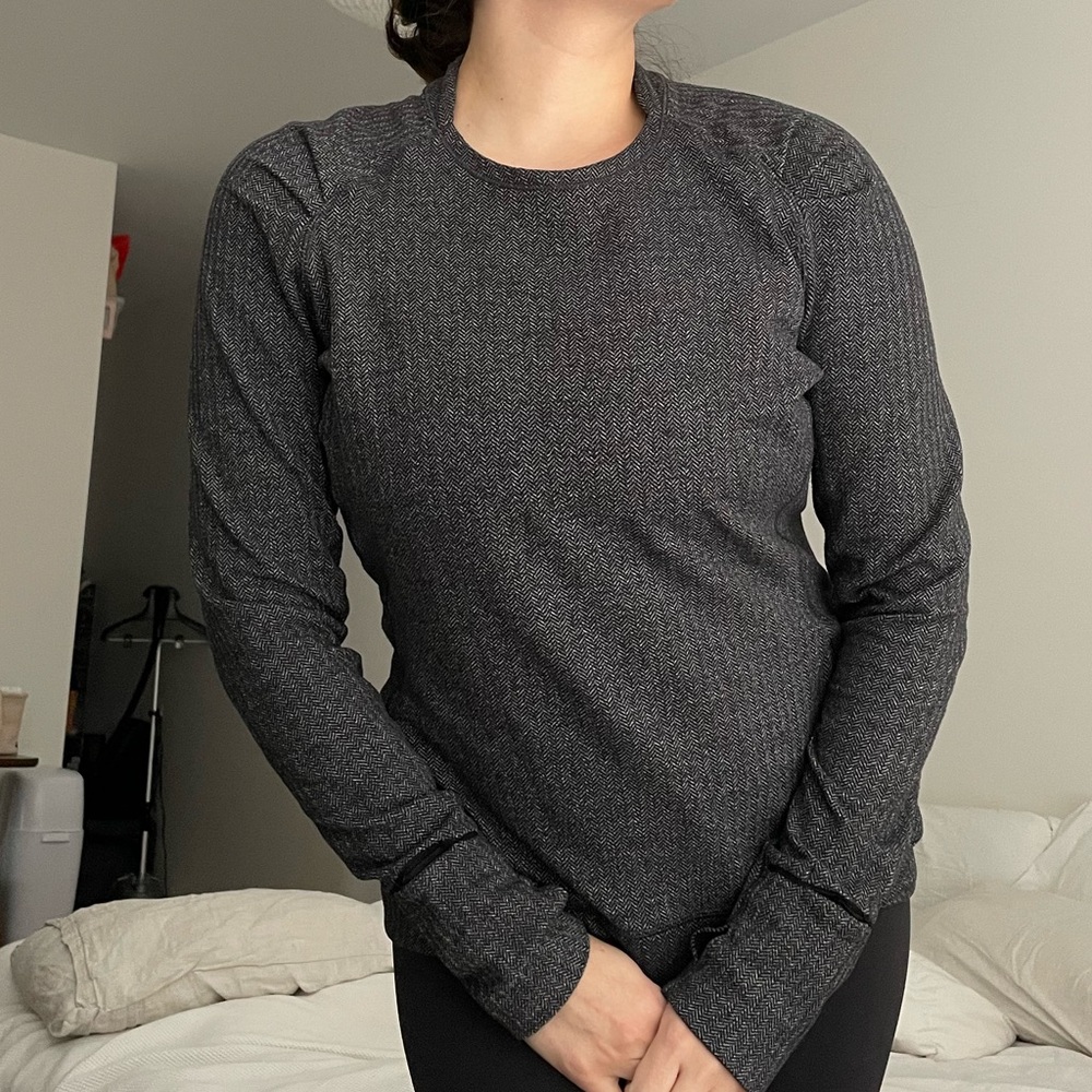 lululemon think fast pullover running top